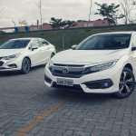 Comparativo Honda Civic Chevrolet Cruze