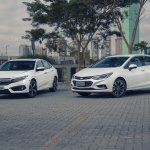Comparativo Honda Civic Chevrolet Cruze