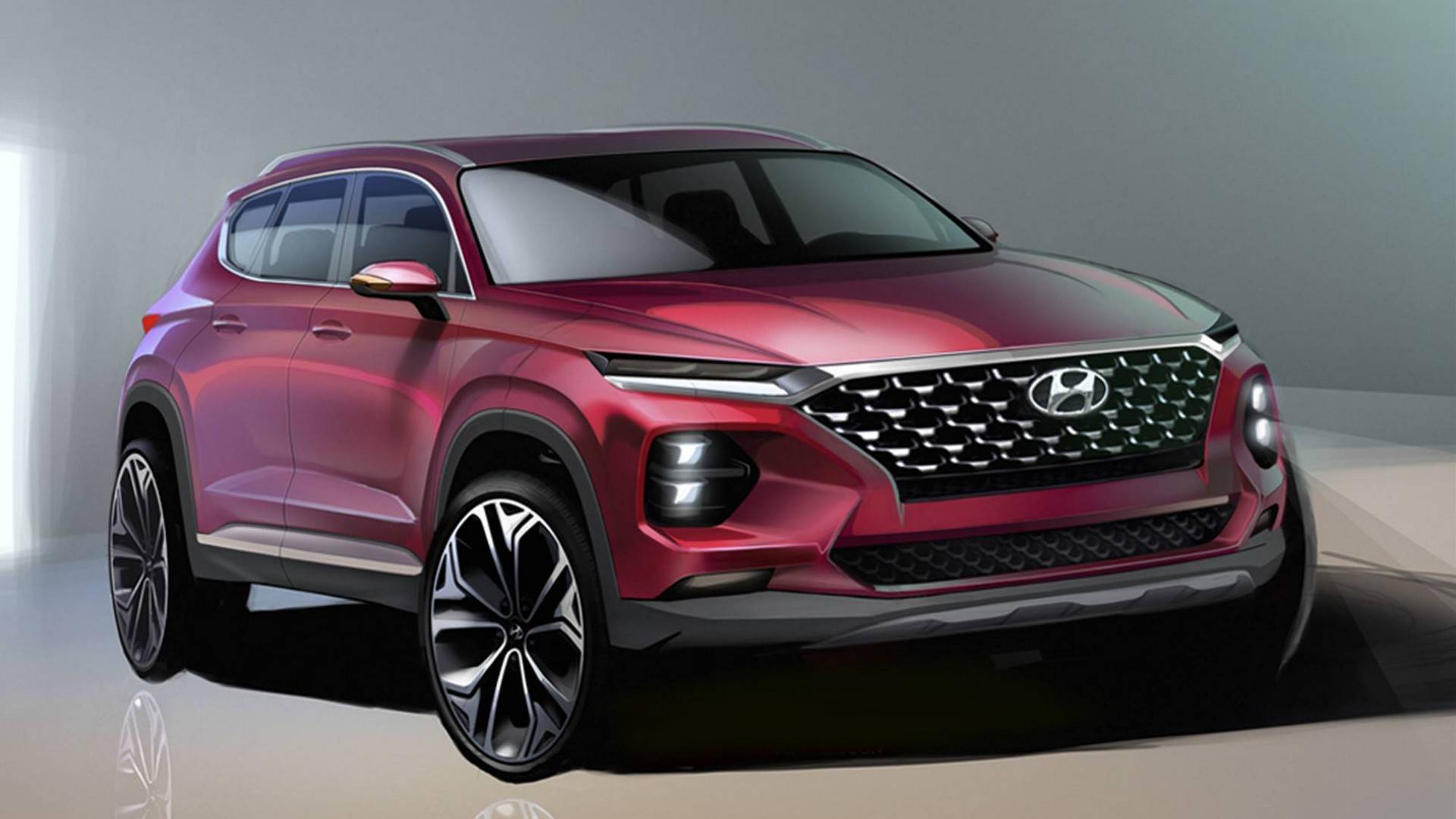 hyundai santa fe teaser 2018 Genebra