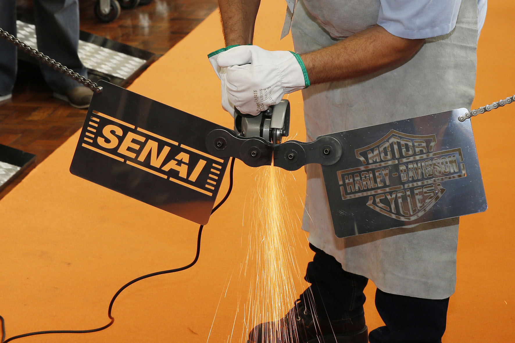Harley-Davidson faz parceria com Senai