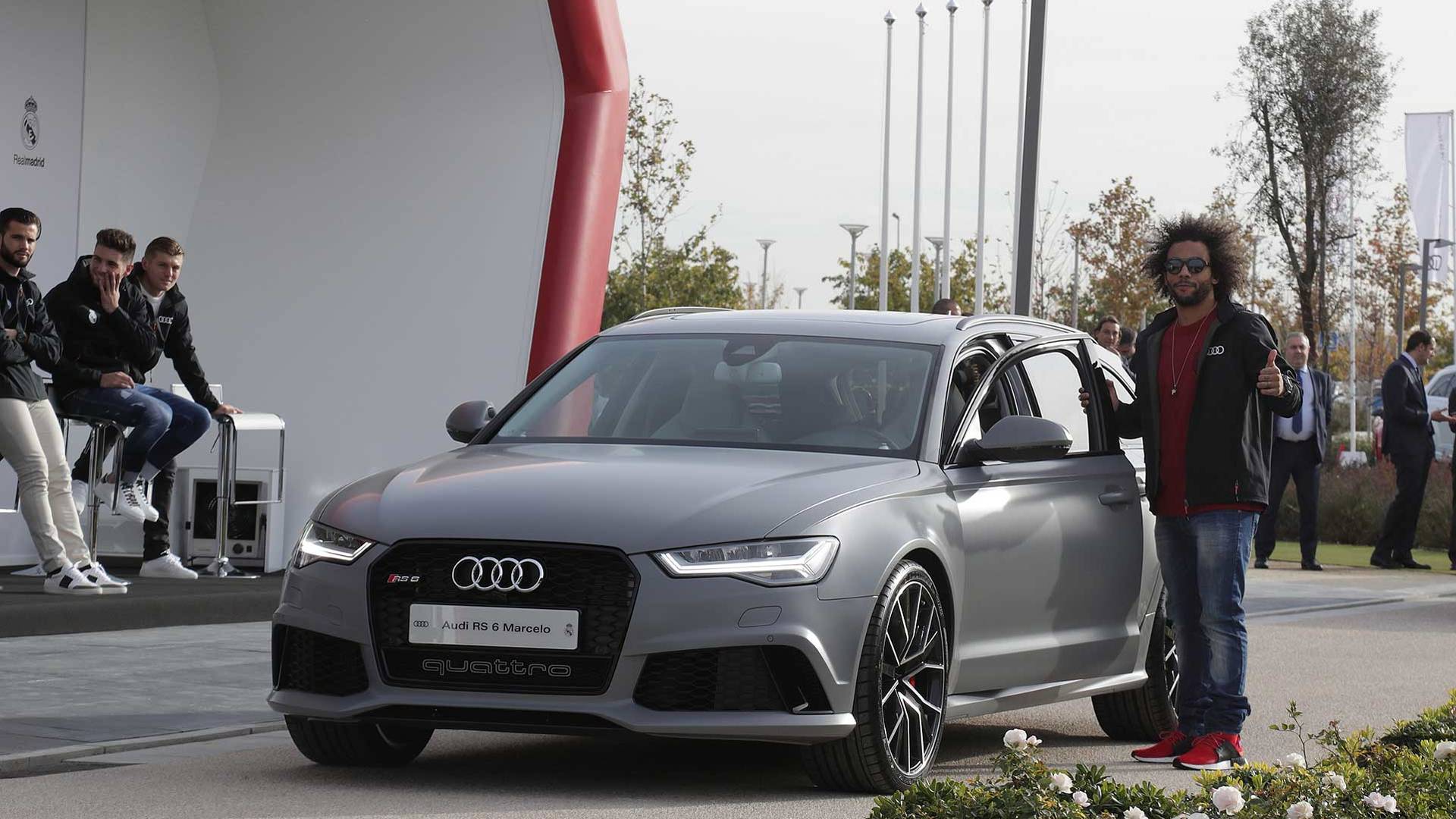 audi entrega veículos jogadores Real Madrid patrocinadora