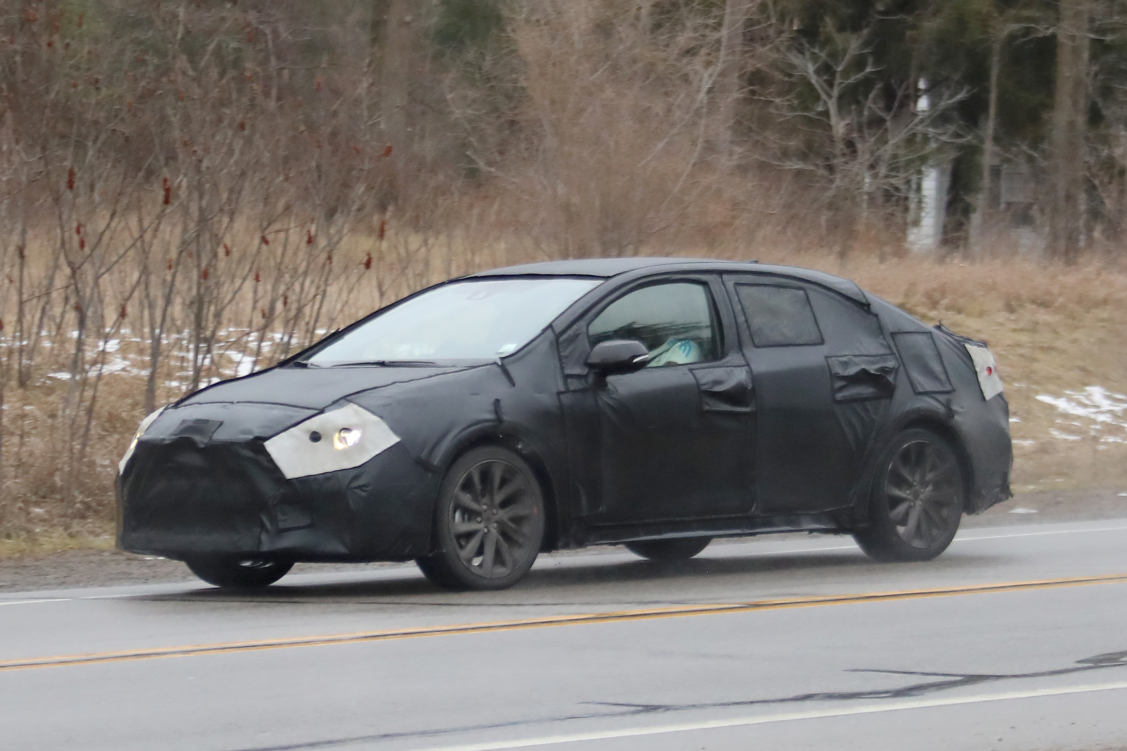 Toyota Corolla 2020 camuflado testes eua Automedia