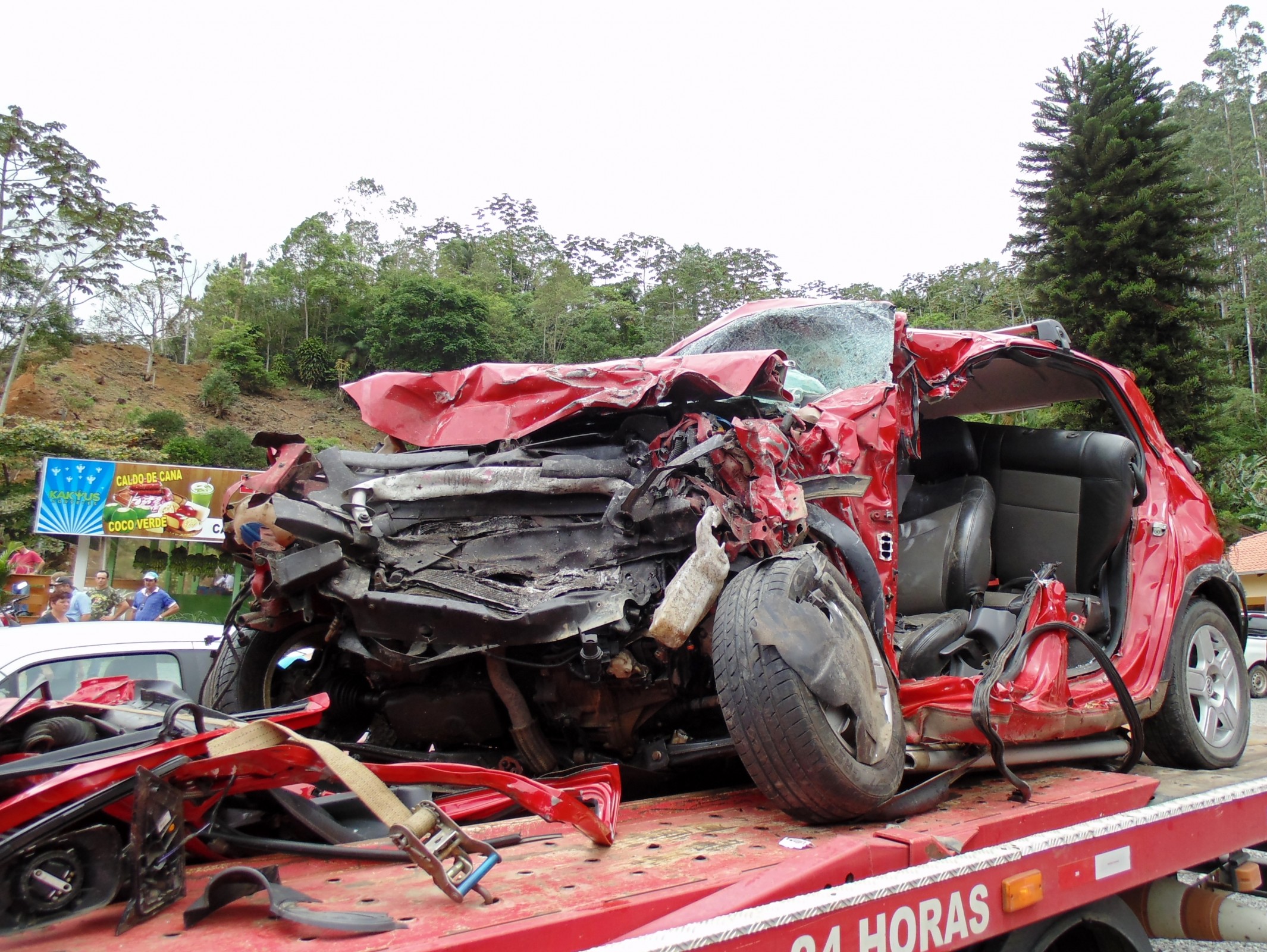 Acidente de trânsito em Corupá-SC