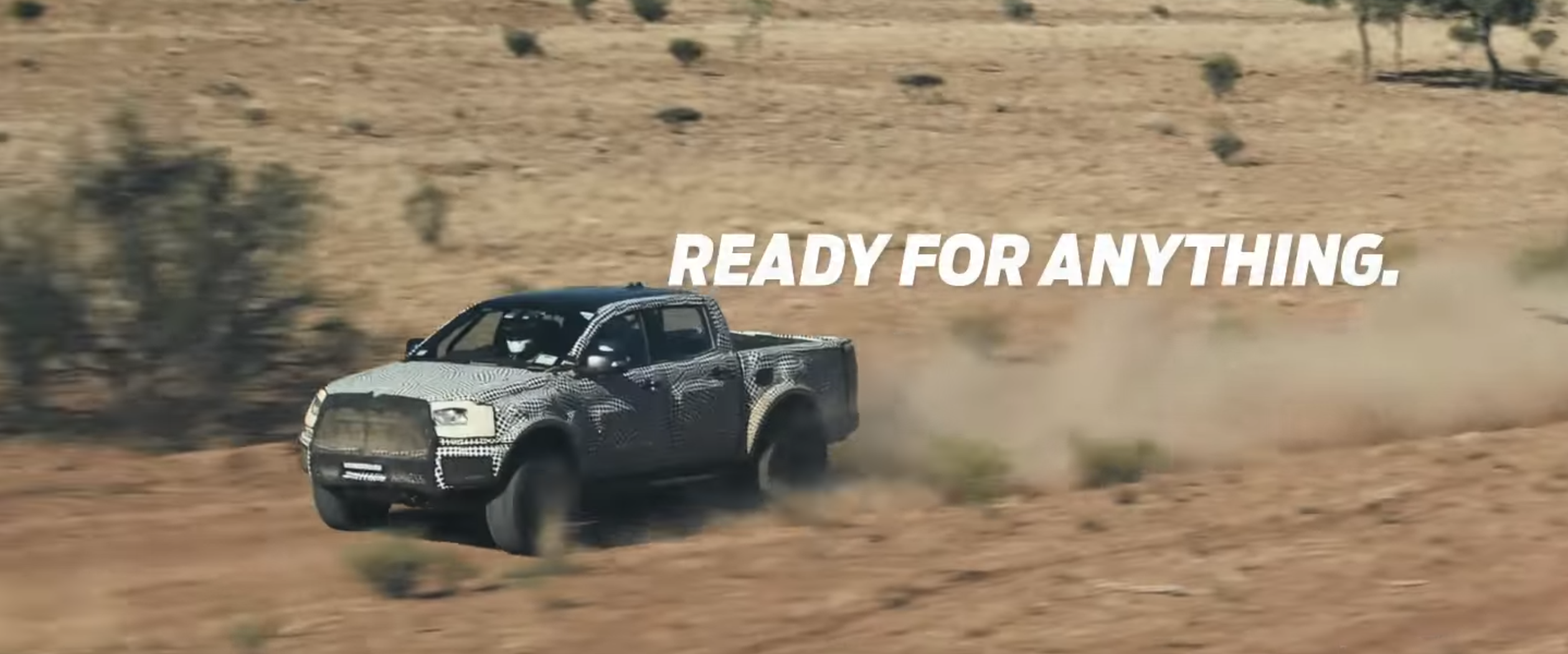 Teaser Ford Ranger Raptor
