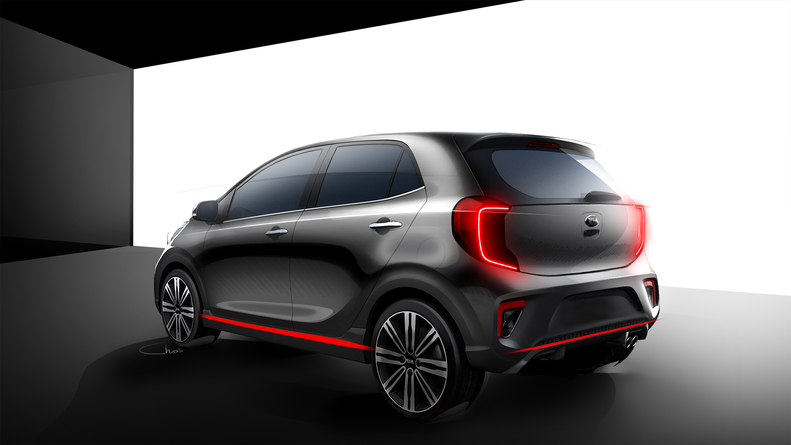 Esboço do novo Picanto