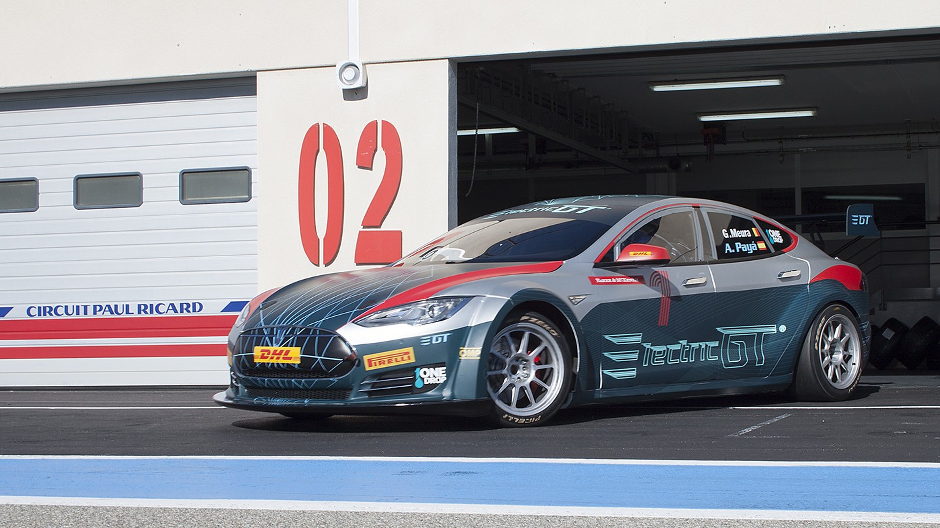 Tesla Model S de corrida