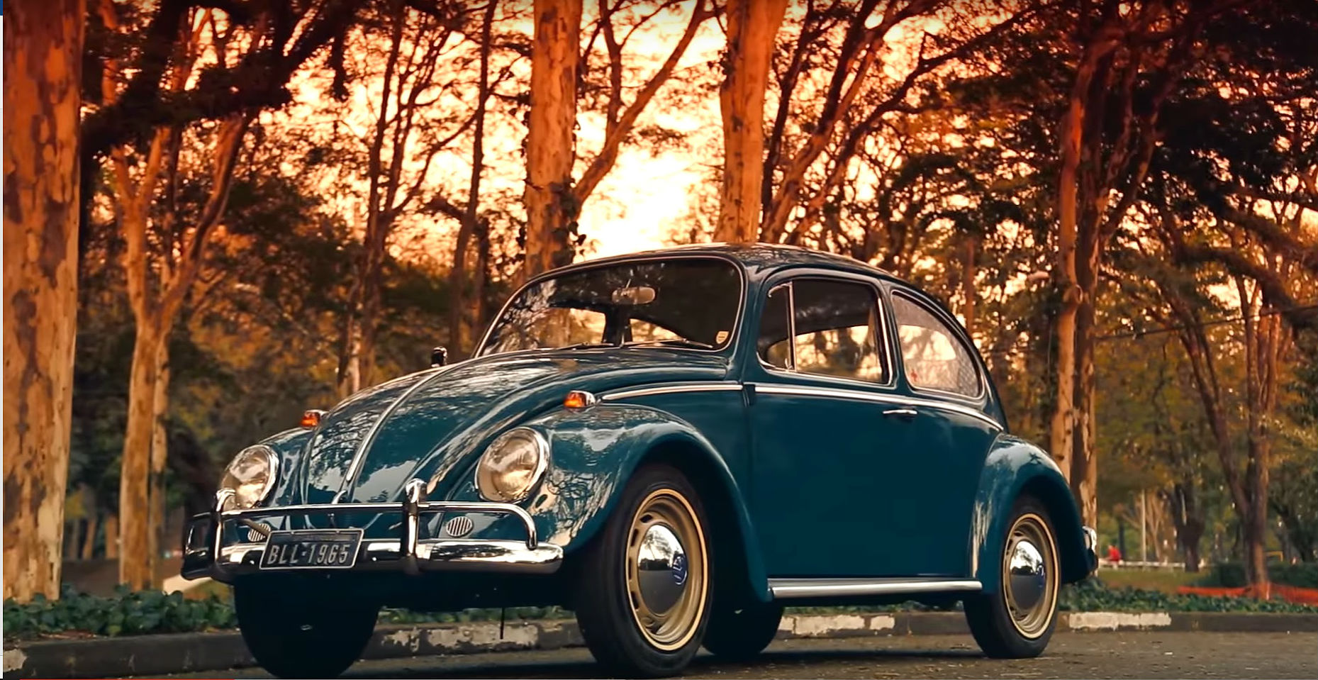 Volkswagen Fusca com volante do lado direito