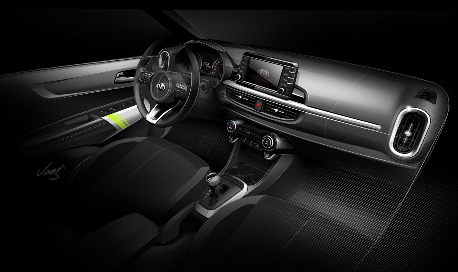 Esboço do novo Picanto