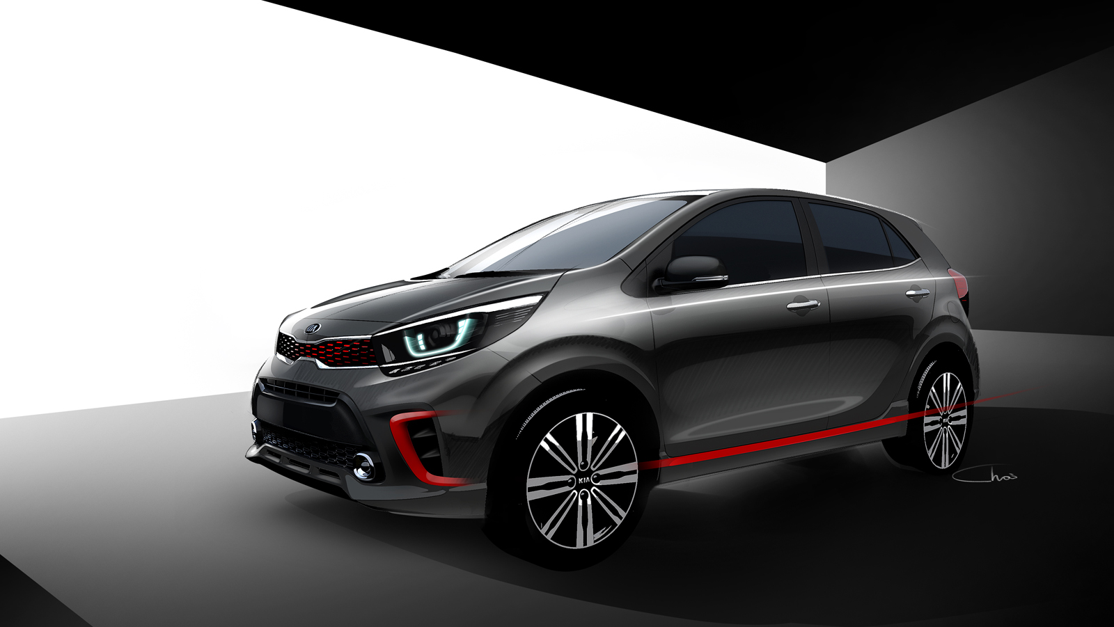 Esboço do novo Picanto