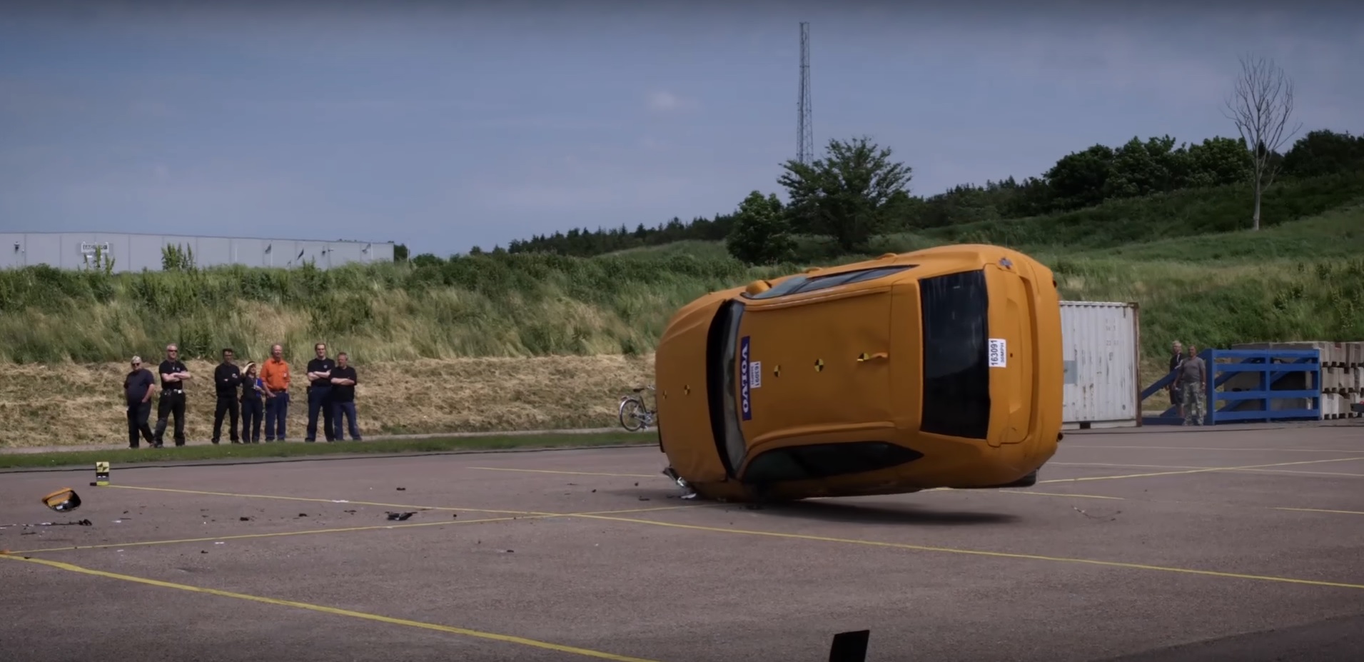 Volvo XC60 em teste de impacto