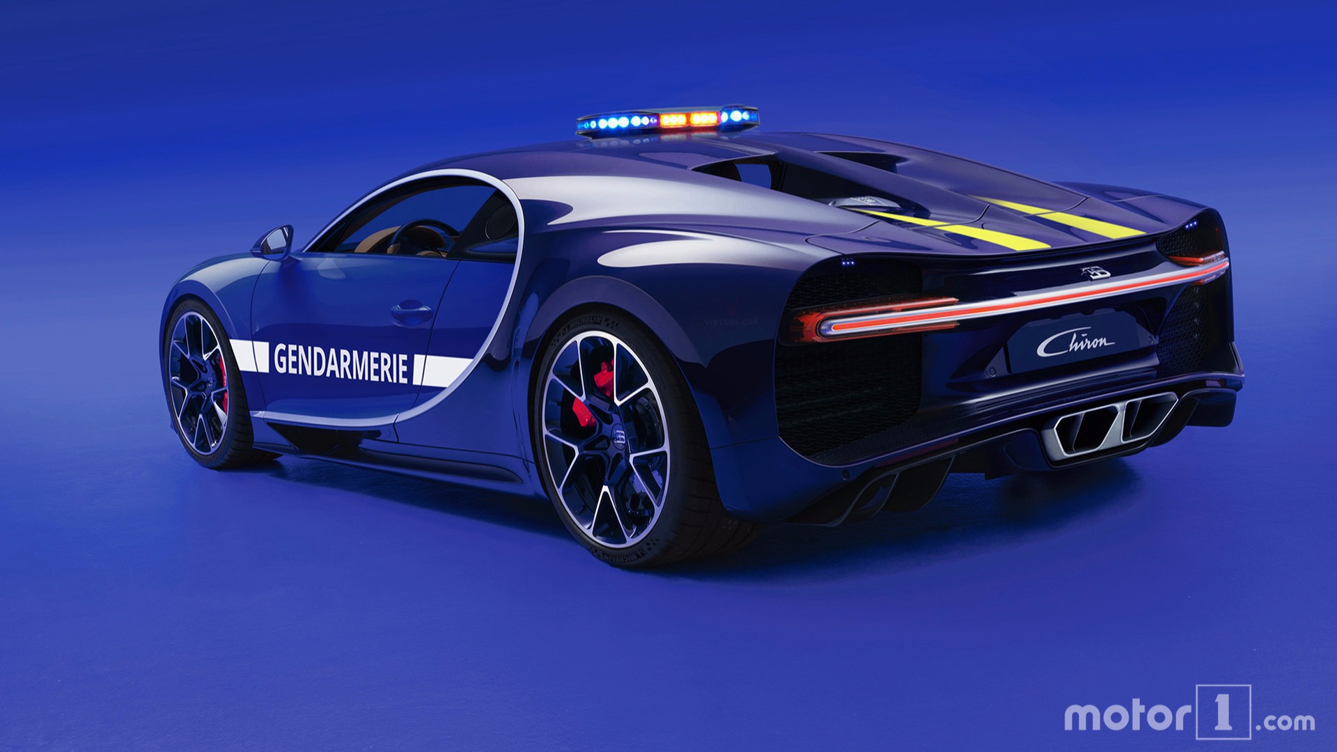 Bugatti Chiron da polícia francesa