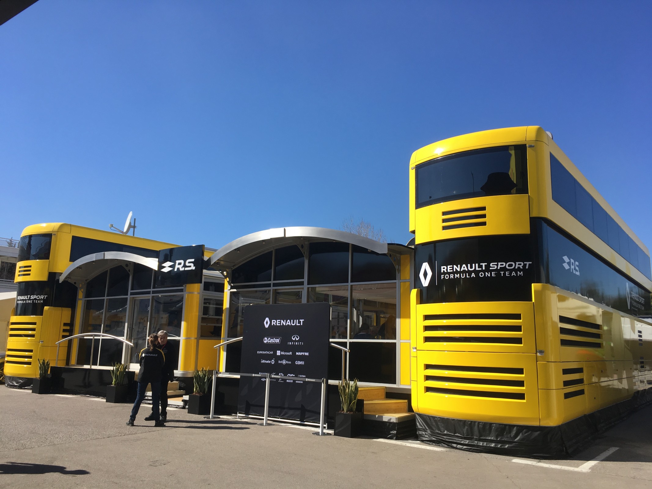Motorhomes da Fórmula 1
