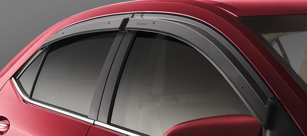 toyota corolla 2018 acessorios moldura cromada vidro