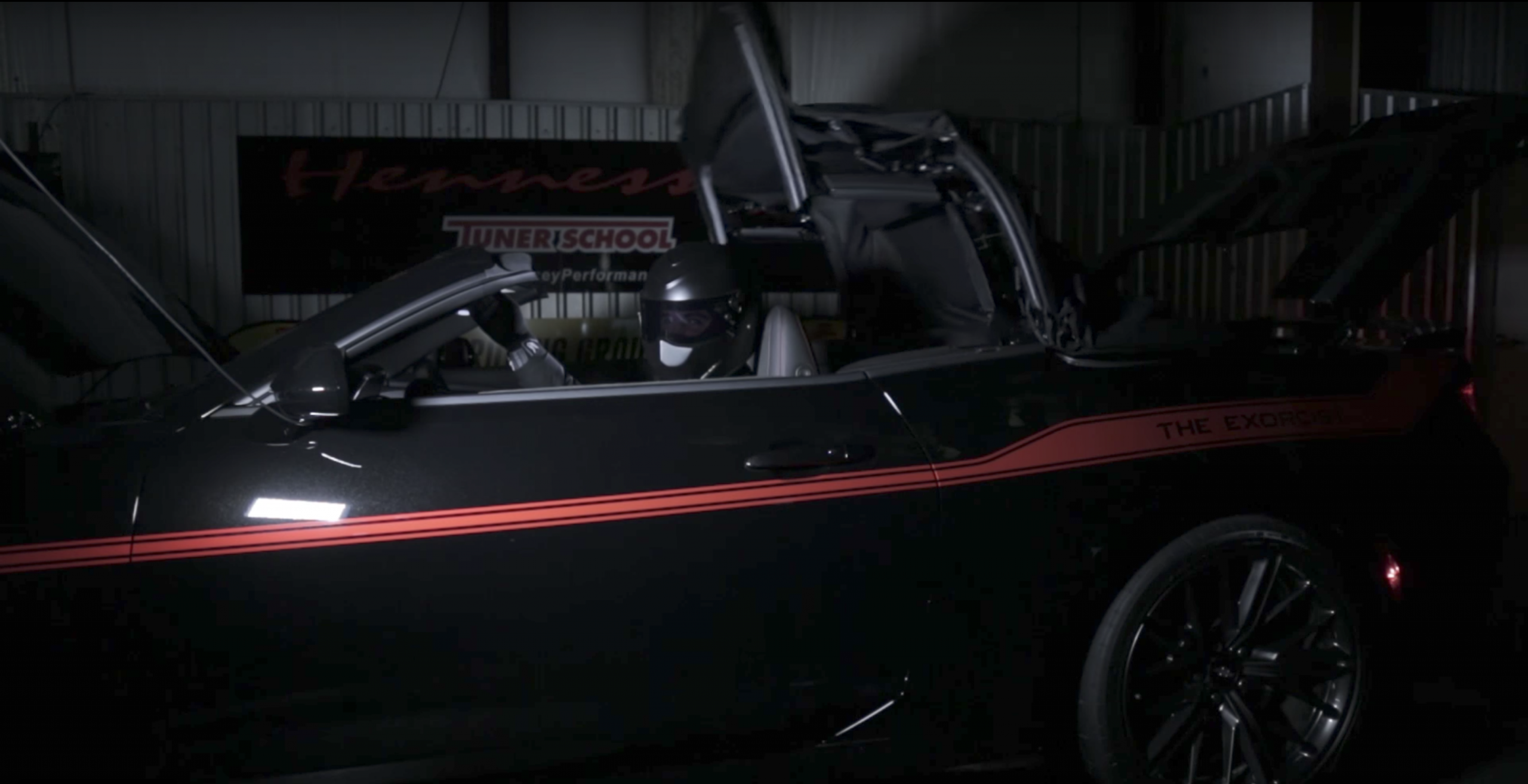 Hennessey The Exorcist Chevrolet Camaro ZL1 Conversivel dinamometro