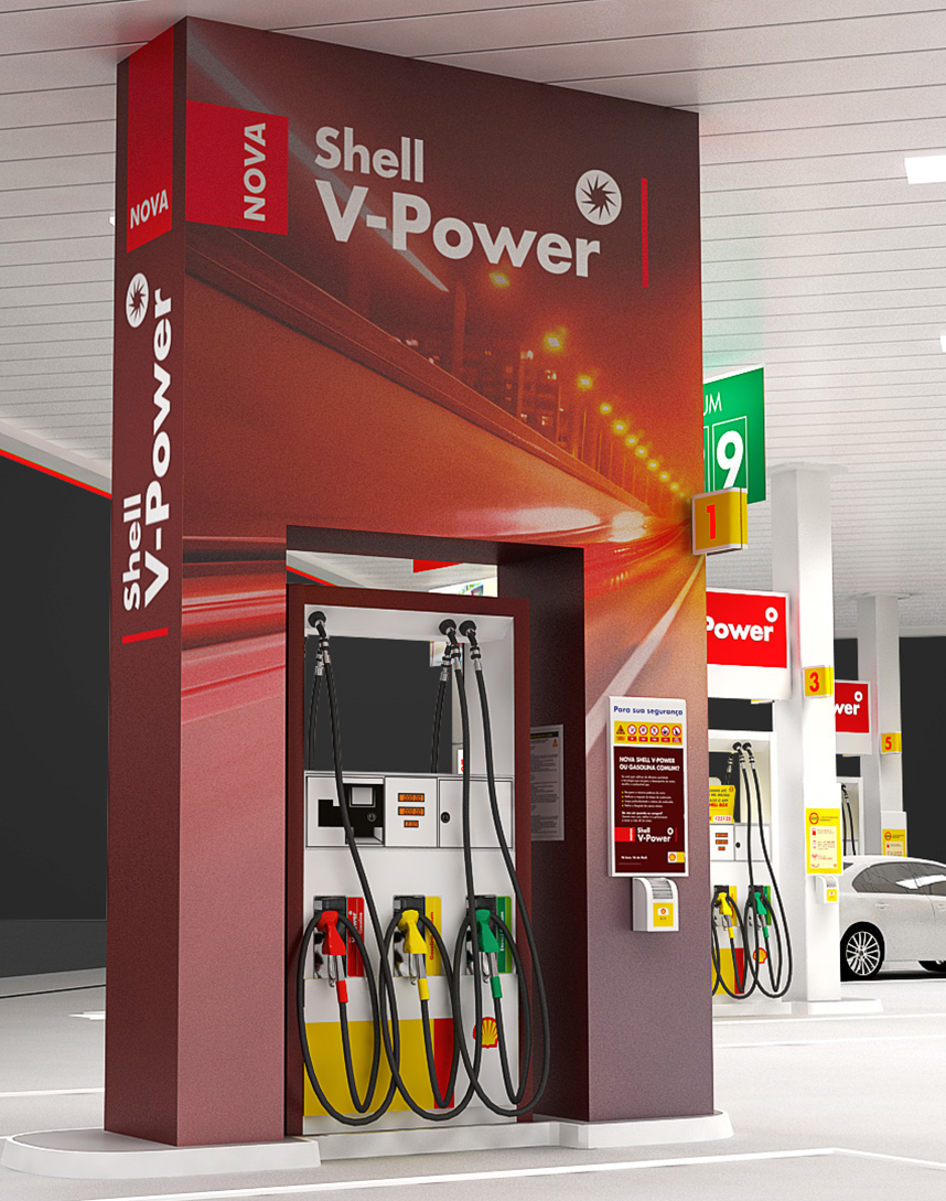 nova gasolina aditivada shell v-power raizen