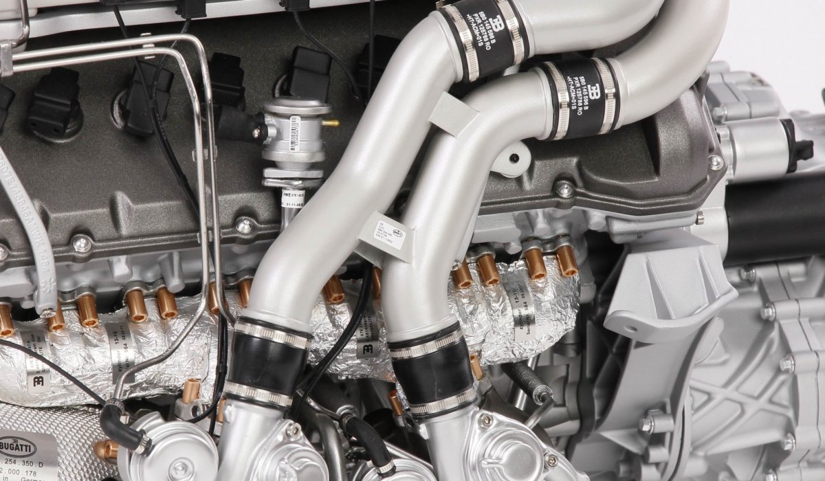 réplica motor bugatti chiron amalgam