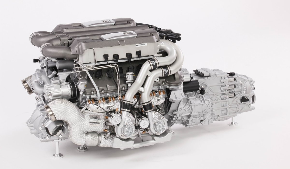 réplica motor bugatti chiron amalgam
