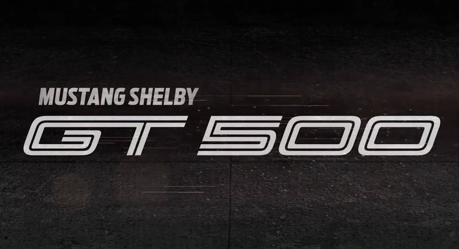 Ford Mustang Shelby GT500 teaser