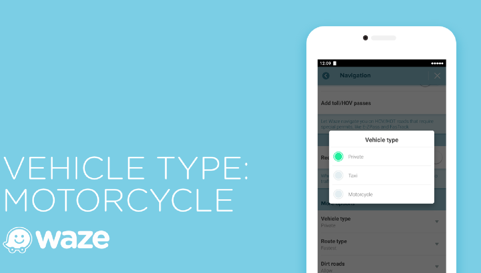 Waze Motorcycle