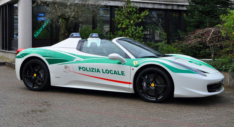 Ferrari da Polícia de Milão