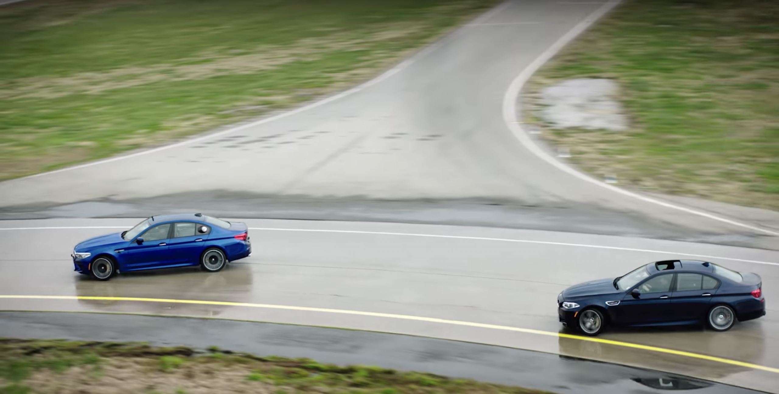 Vídeo teaser drifting BMW M5 reabastecimento