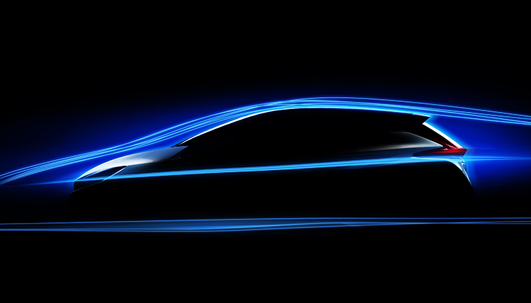 nissan leaf 2018 teaser lateral