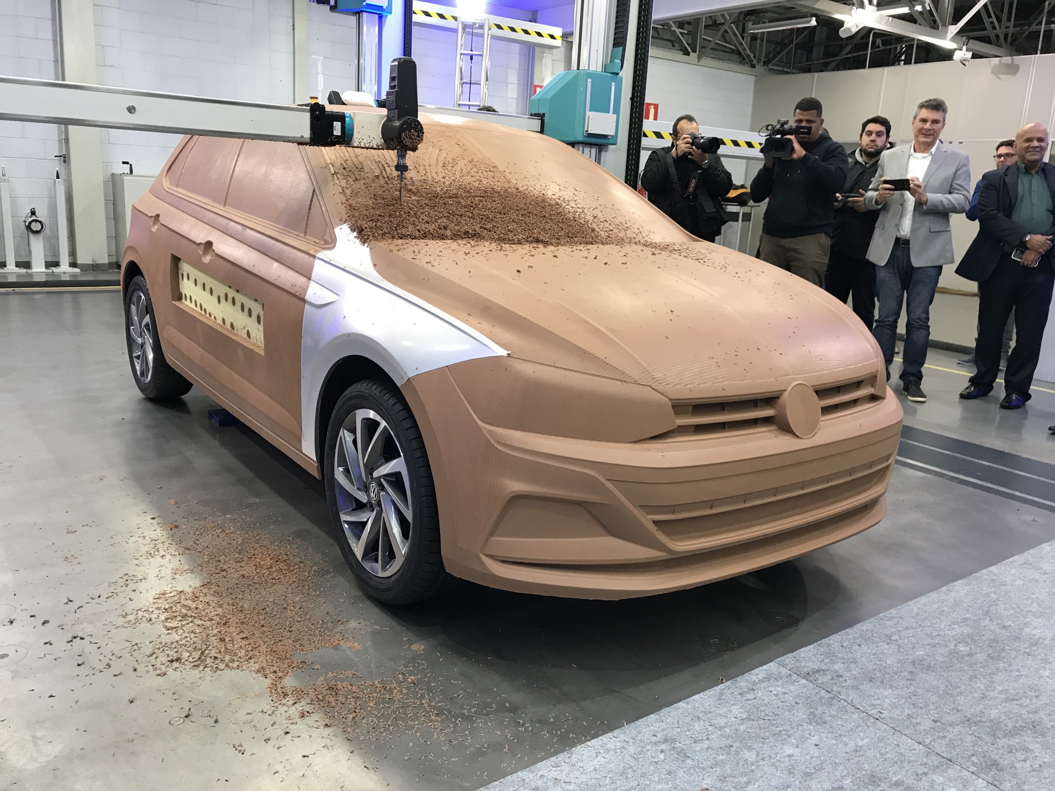 Volkswagen Polo em clay
