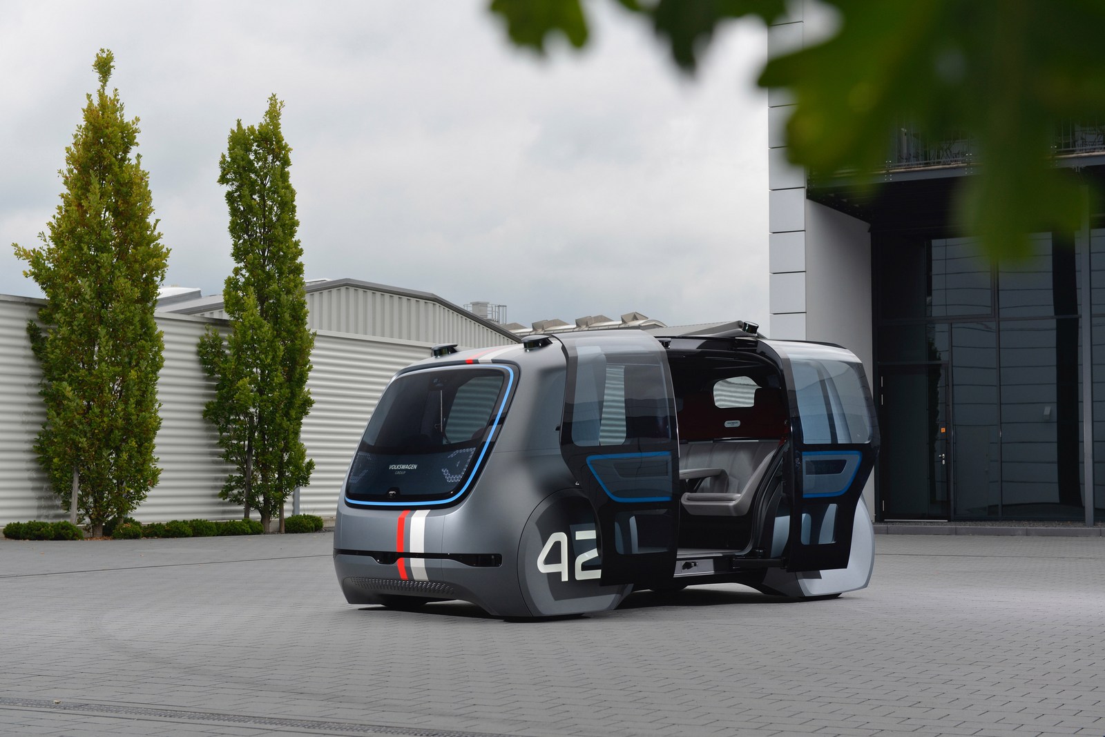 Volkswagen conceito autonomo compartilhado Frankfurt