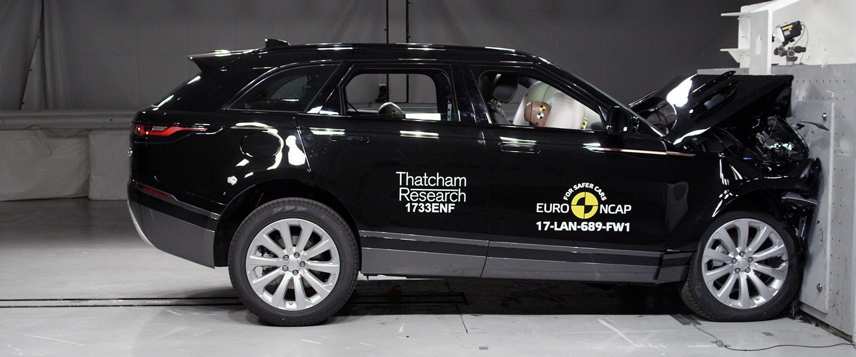 Range Rover Velar teste impacto colisao Euro NCAP