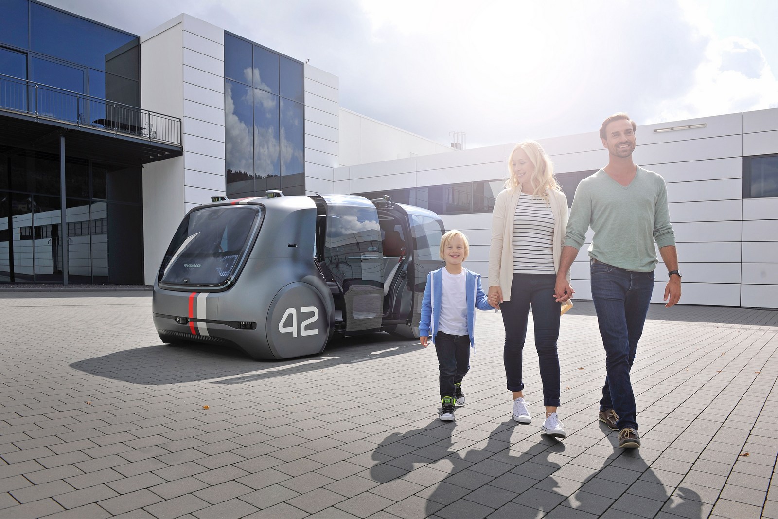 Volkswagen conceito autonomo compartilhado Frankfurt