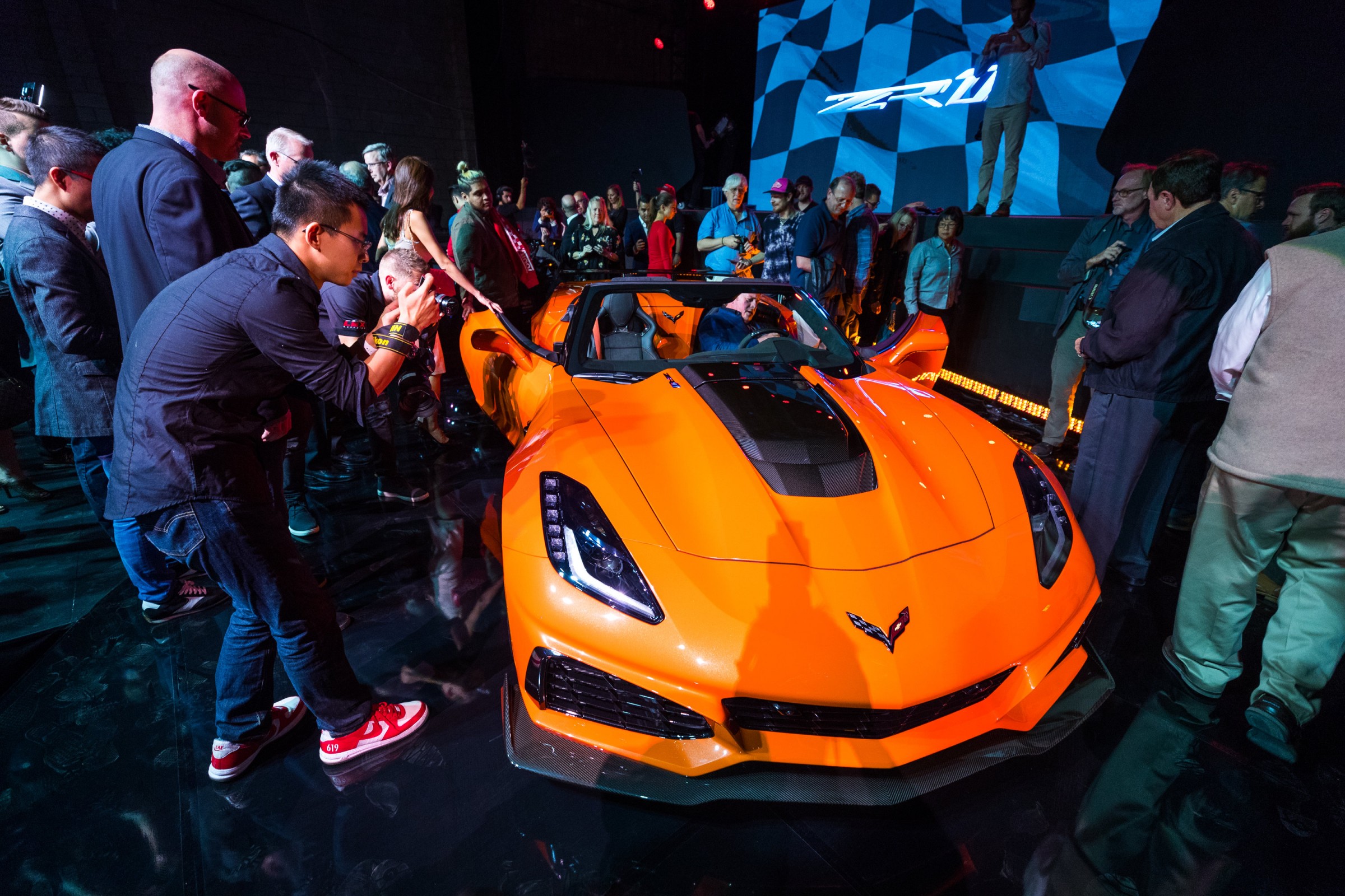 chevrolet corvette zr1 conversível salão de los angeles 2017