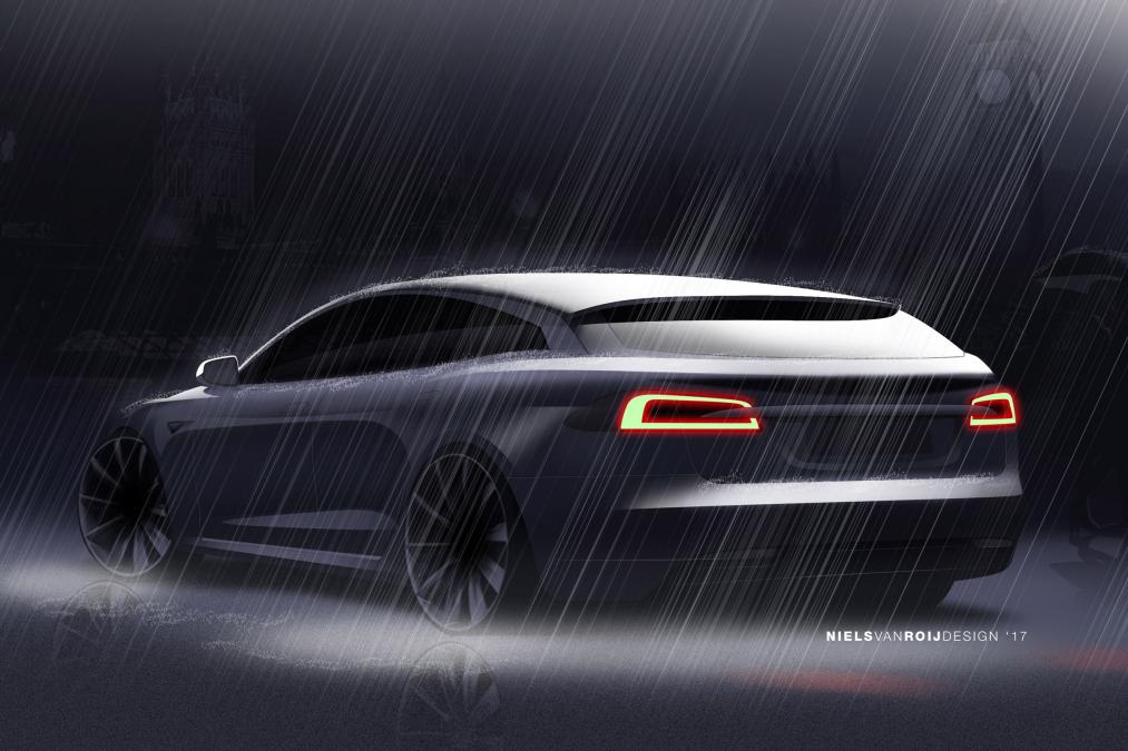 Tesla Model S perua estate RemetzCar
