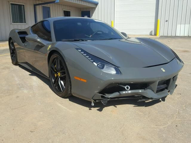 Ferrari 488 Gtb Salvage Low Mileage 1