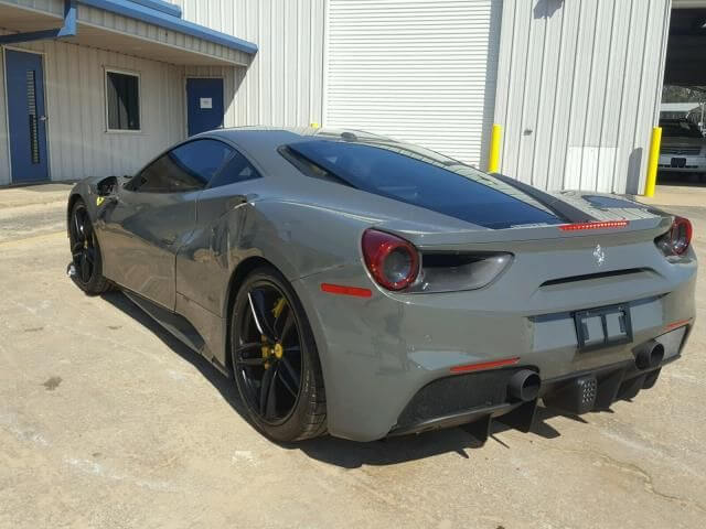Ferrari 488 Gtb Salvage Low Mileage 3