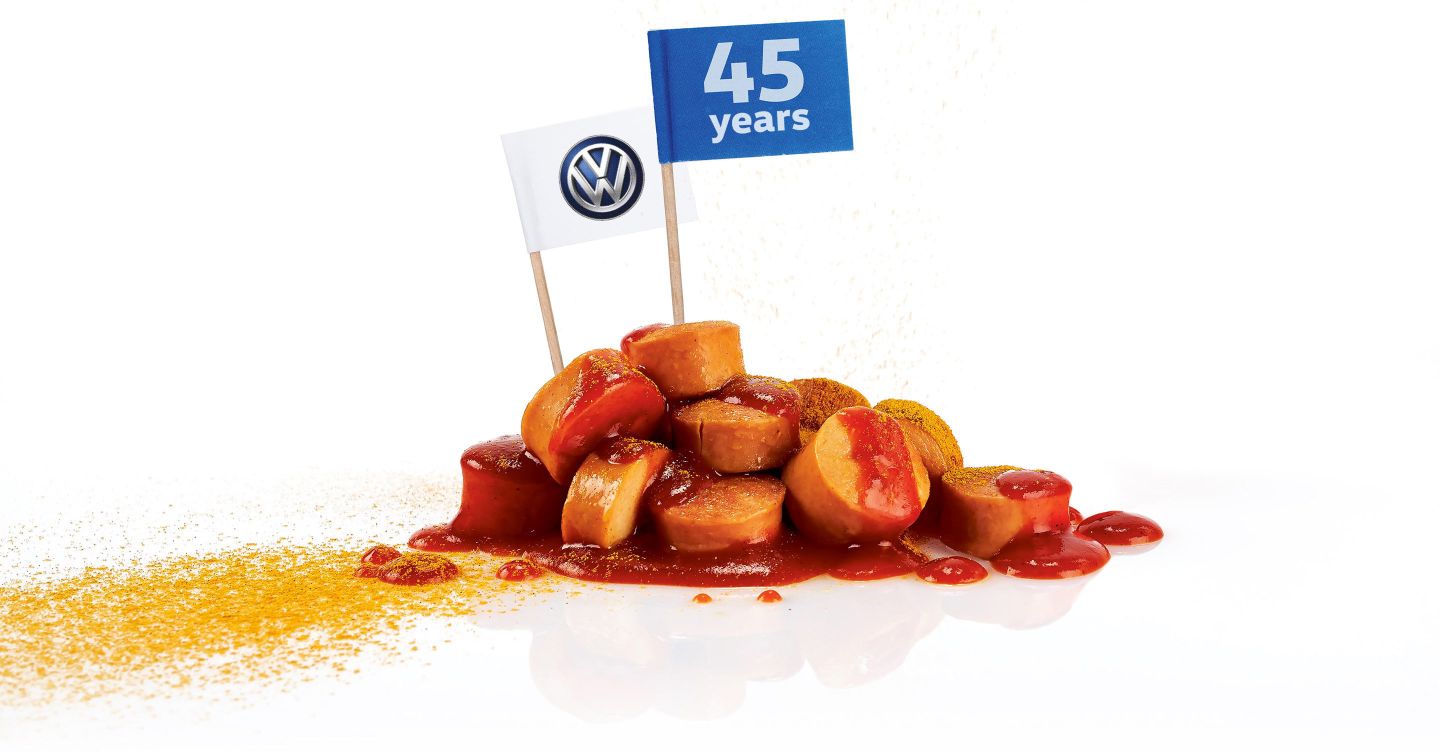 Salsicha currywurst fabricação própria Volkswagen Frankfurt 6,8 milhões de unidades em 2017 recorde