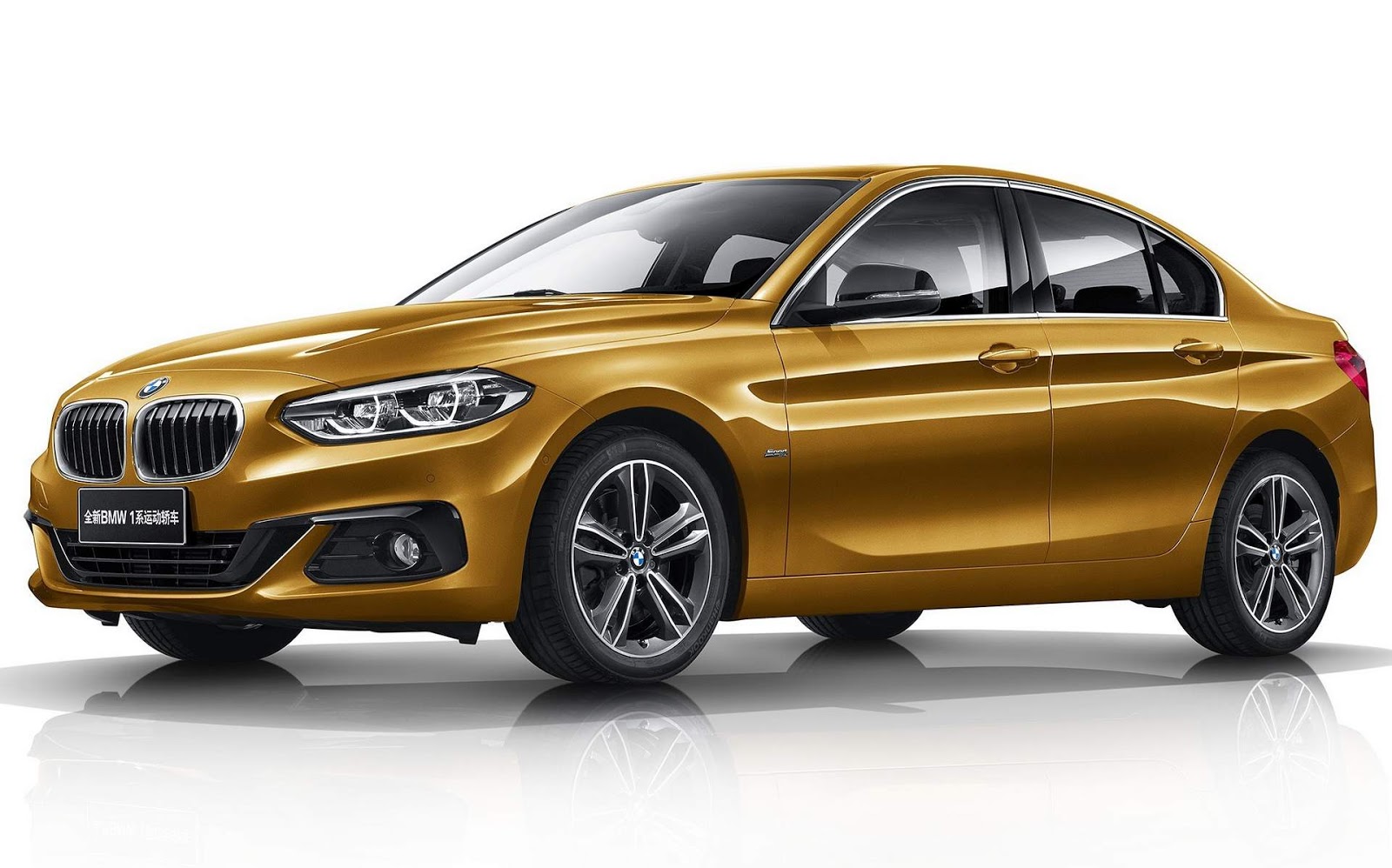 Lançado inicialmente na China, BMW Série 1 Sedan mede 4,45 m de comprimento