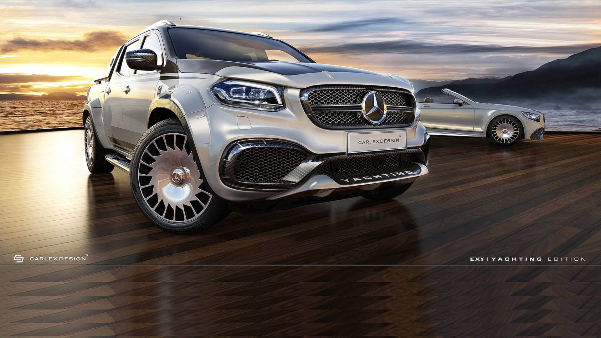 Grade dianteira e rodas da Mercedes-Benz Classe X são emprestadas do S650 Cabriolet