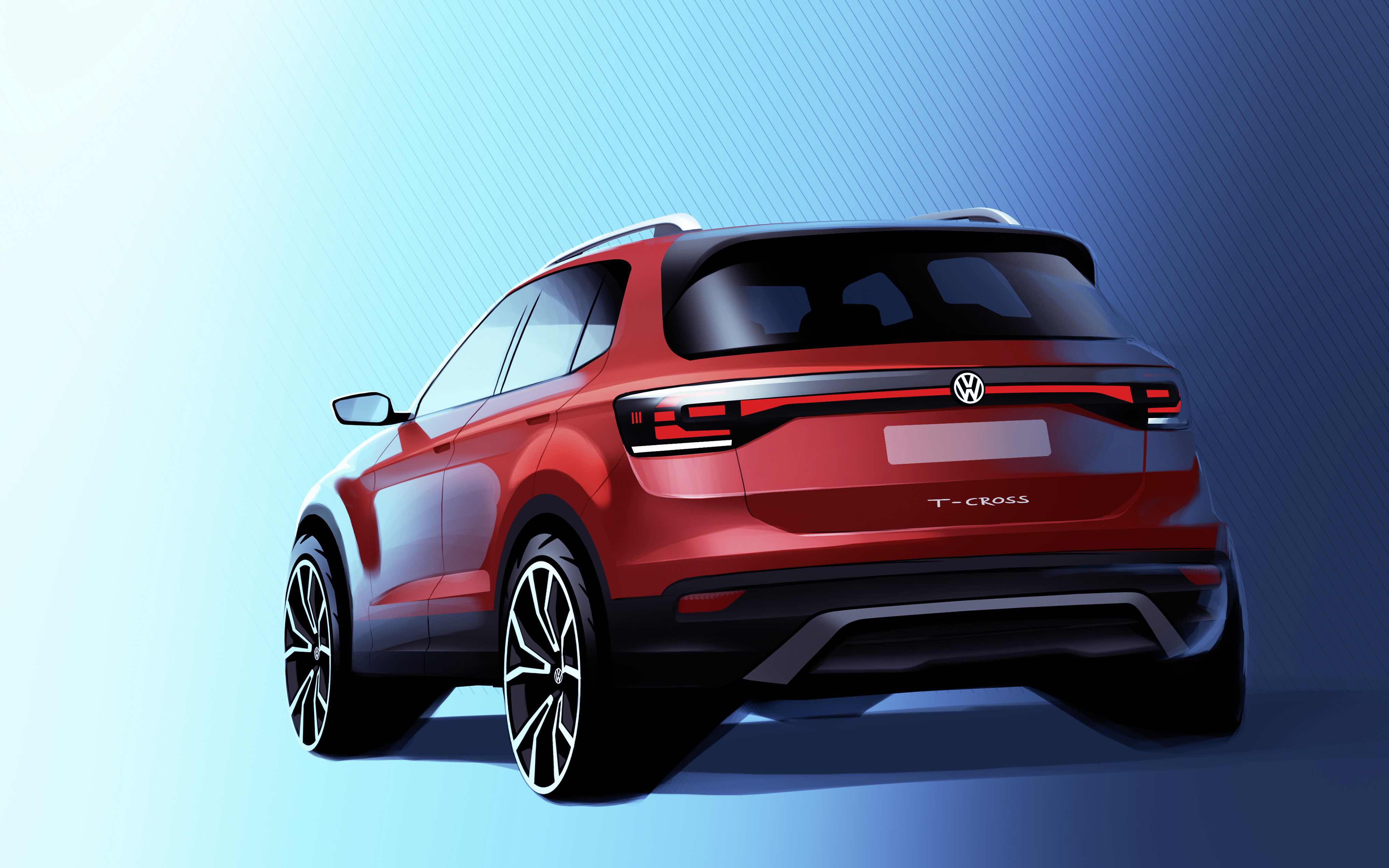Volkswagen apresenta primeira imagem oficial do novo T-Cross