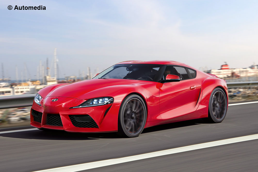 Projeção do Toyota Supra