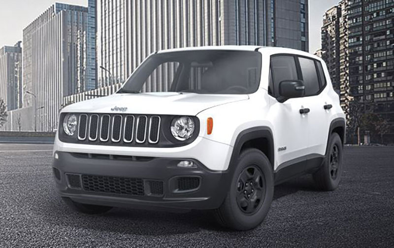 Jeep Renegade PCD com calotas