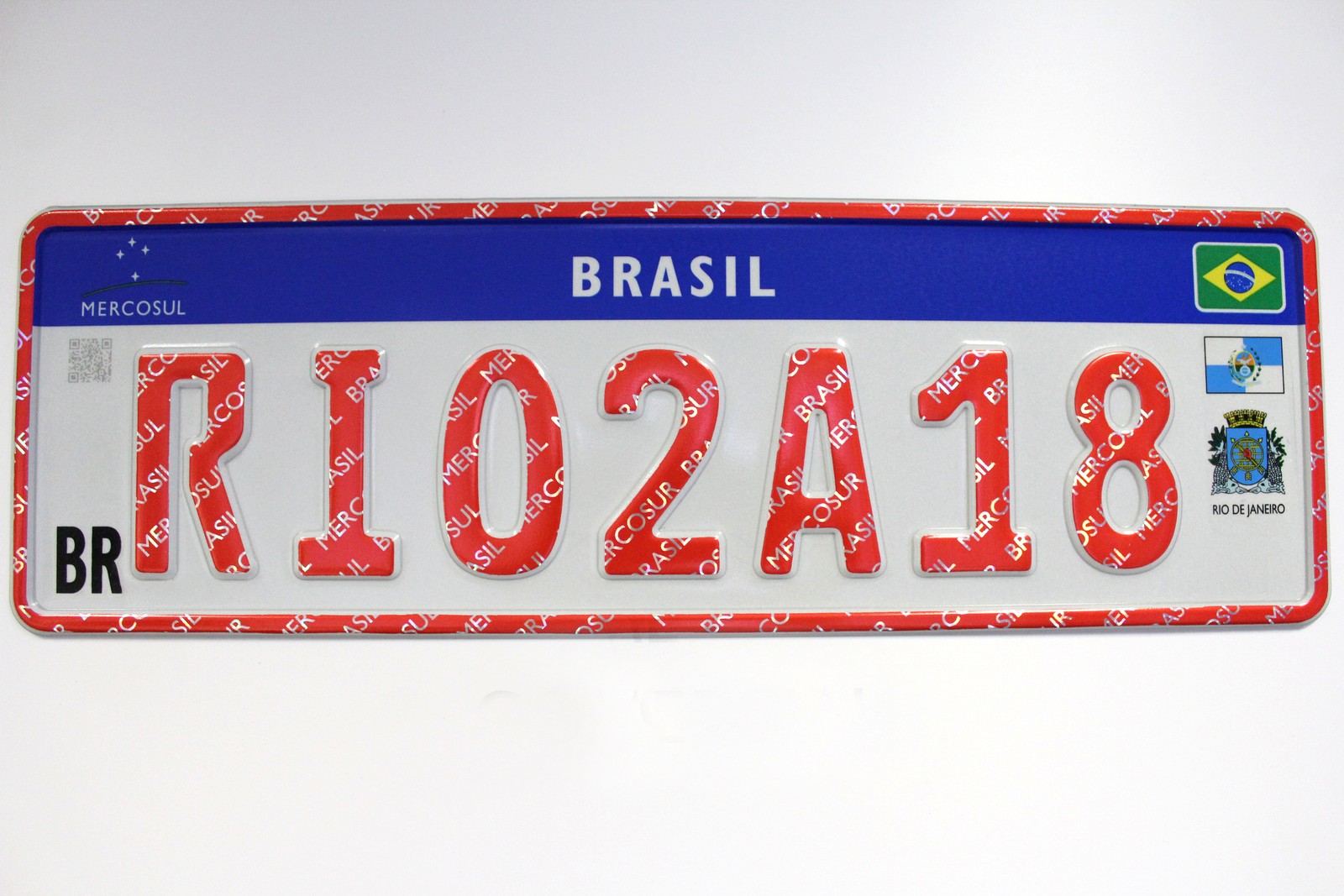 Placa Mercosul Homenagem Rio de Janeiro