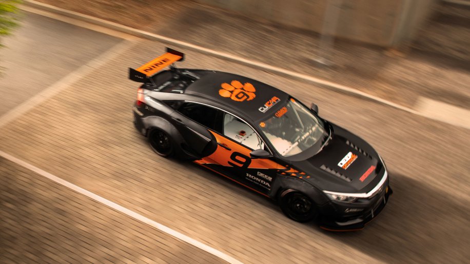 Honda Civic Deep Orange 9