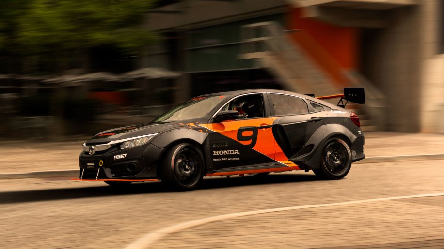 Honda Civic Deep Orange 9