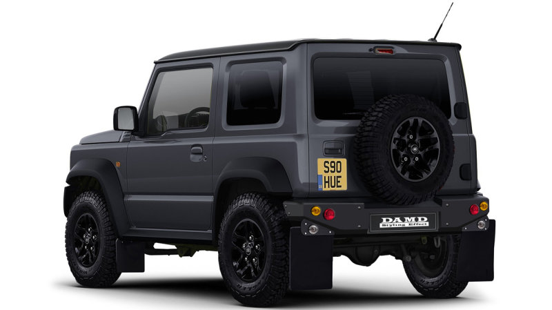 Suzuki Jimny com visual de Land Rover Defender