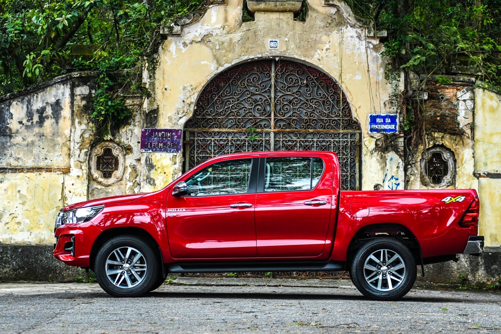 Interior da Toyota Hilux