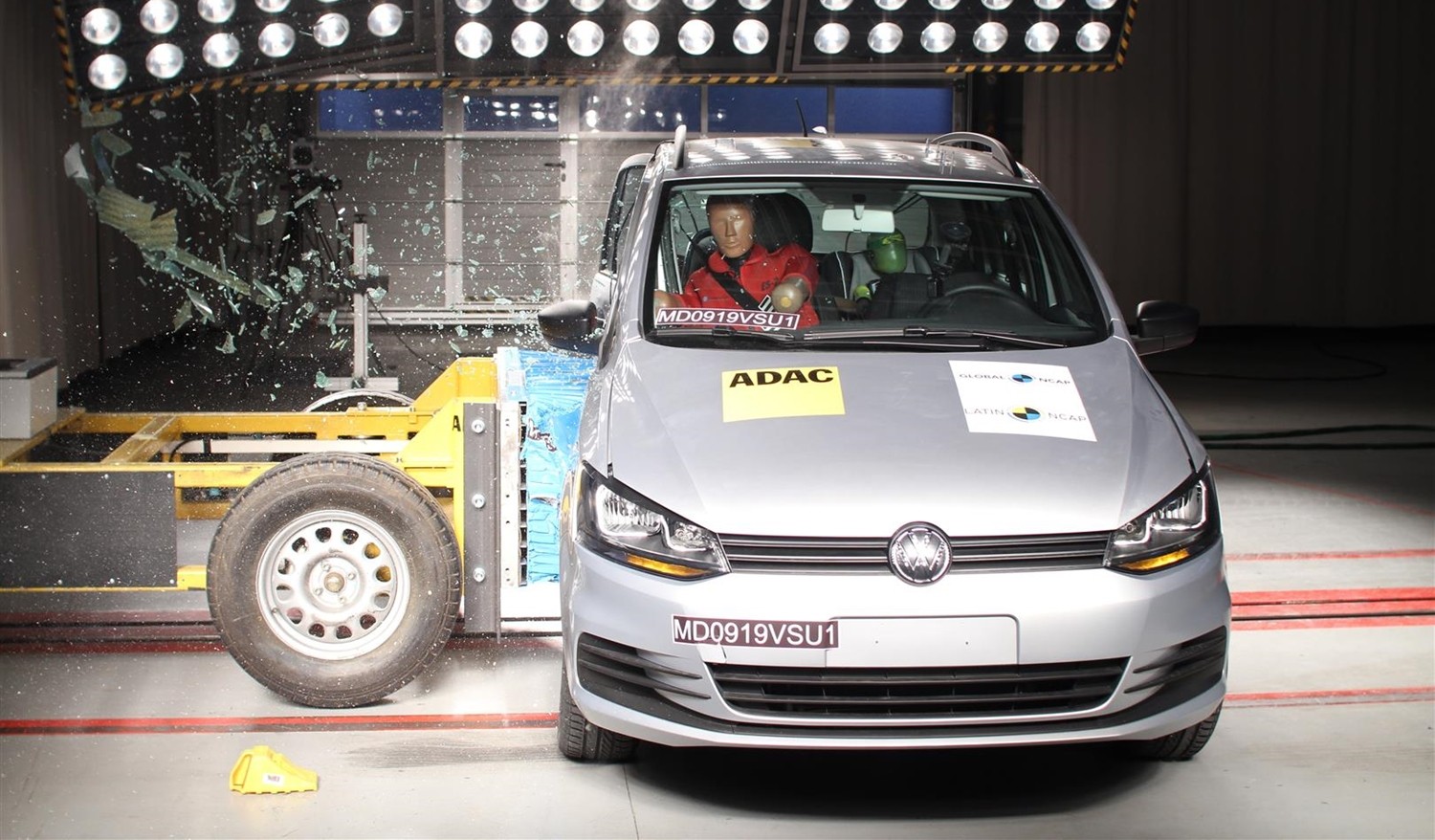 Teste Colisão Volkswagen Fox