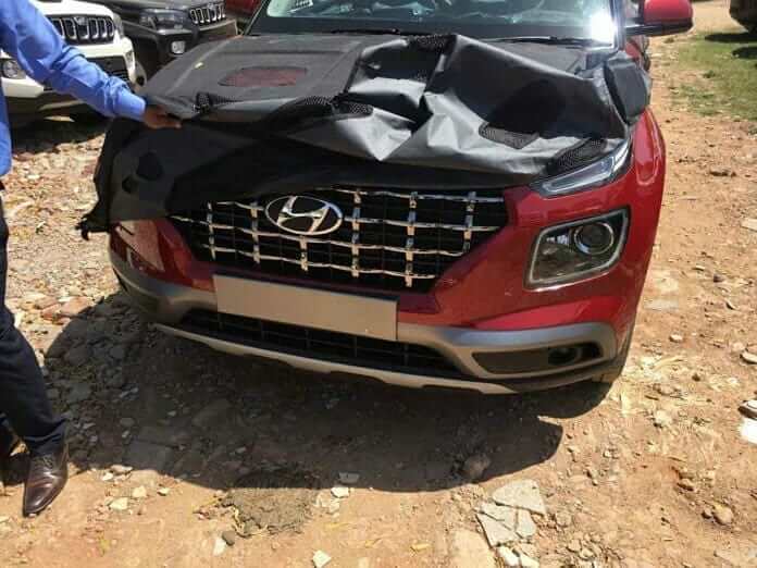 Hyundai Venue Front Fascia Leaked Image F4a5