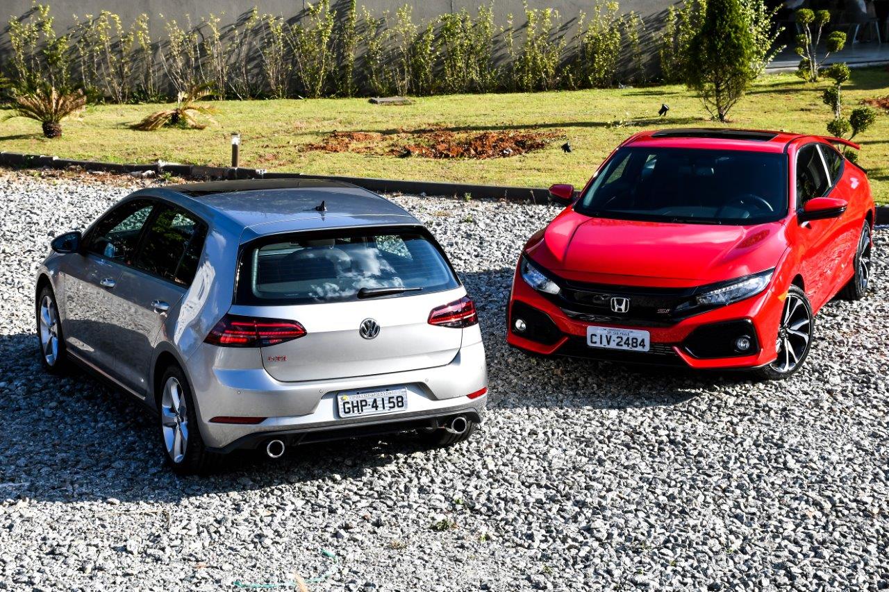 Comparativo: Honda Civc Si x Volkswagen Golf GTI
