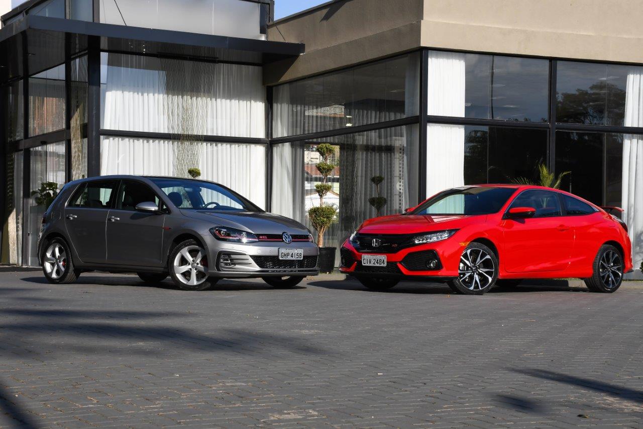 Comparativo: Honda Civic Si x Volkswagen Golf GTI