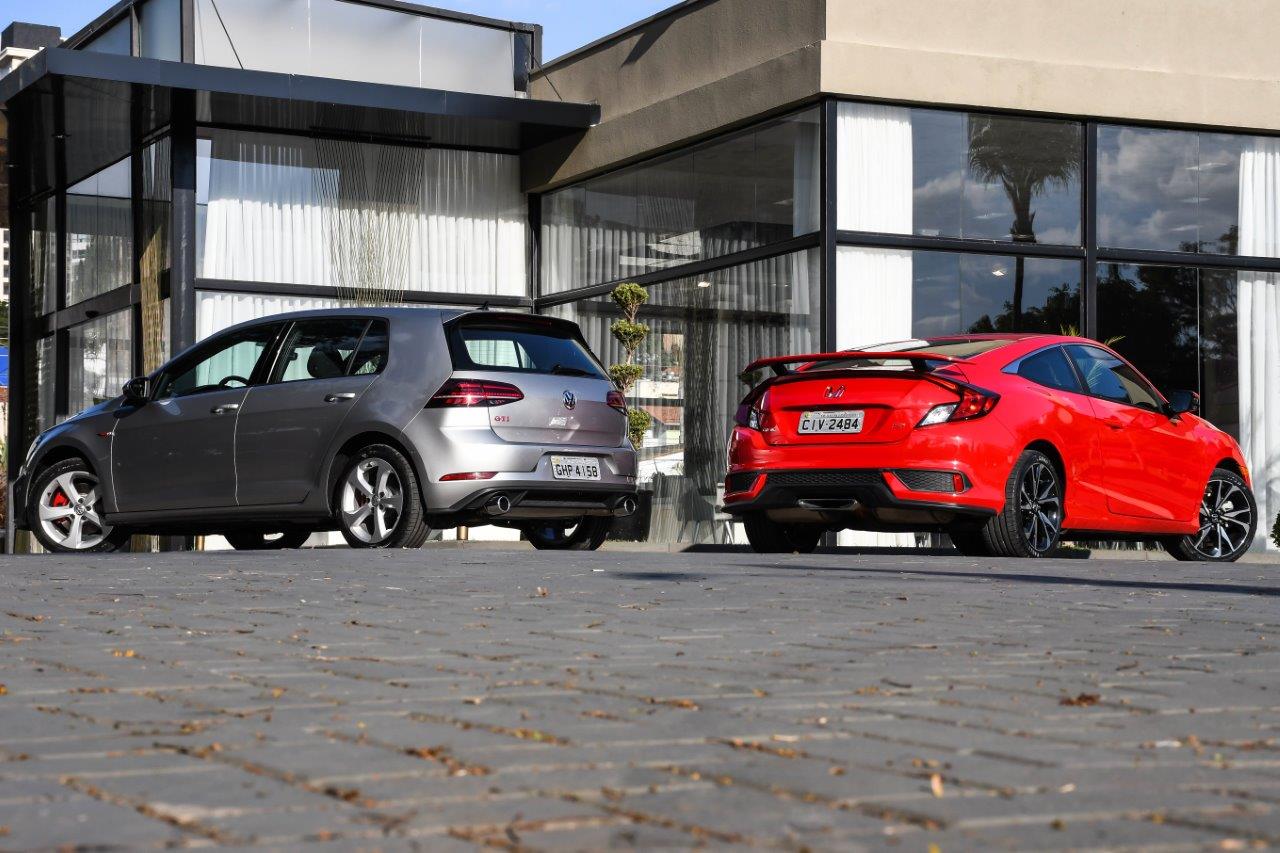 Comparativo: Honda Civic Si x Volkswagen Golf GTI